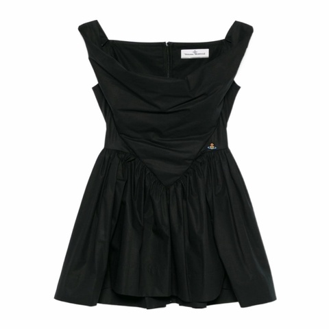 Vivienne Westwood 女士 棉質中長連衣裙IT-40 IT-42 IT-44碼