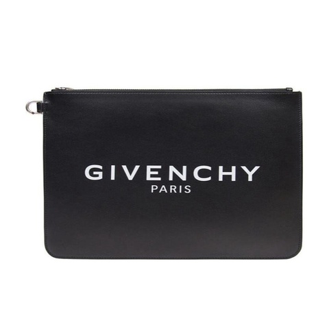Givenchy 男士 徽標細節手拿包均碼碼長：30cm、寬：1cm、高：22cm