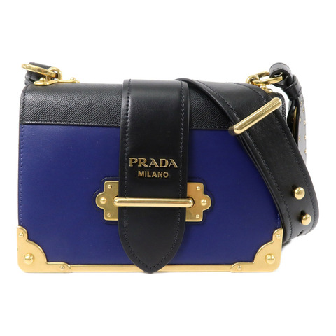 PRADA Saffiano皮革Cahier Bag肩背袋