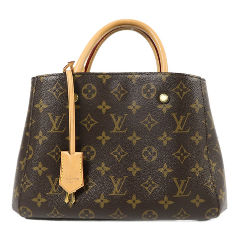 LOUIS VUITTON Monogram Montaigne MM手挽肩背兩用袋
