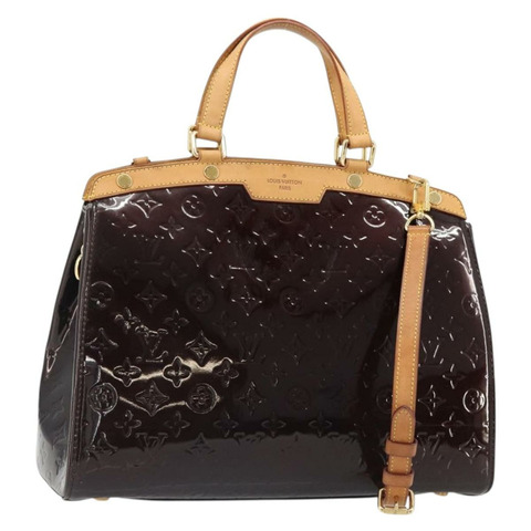 路易威登 Monogram Vernis Blair GM 包 2way Amarante M91616 LV 正品 185036