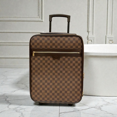 莉亞精品♡ Lv 棋盤格行李箱 二手美品