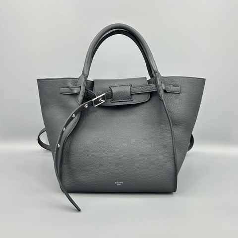 Celine 賽琳 BigBag鞦韆荔枝紋牛皮蝙蝠托特手提斜挎包