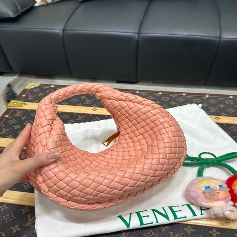 Bottega Veneta 葆蝶家 Padded Jodie 編織手提包 粉色