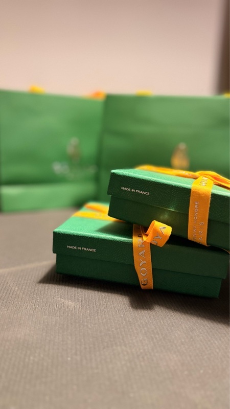 Goyard 卡夾 （黑棕）