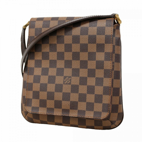 路易威登 Damier Musette Salsa 長肩帶單肩包 N51300 Ebene 女式