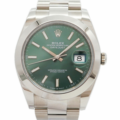 勞力士 Datejust 41 126300 綠色錶盤男士腕錶