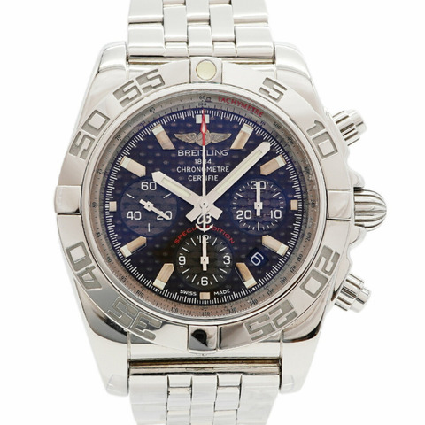 百年靈 Chronomat 44 AB011012 AB0110 棕色錶盤男錶