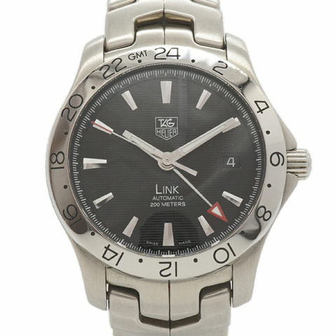 TAG Heuer Link WJF2116 黑色錶盤男士腕錶