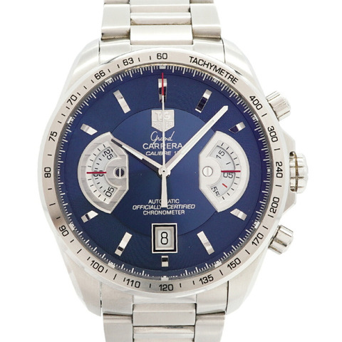TAG Heuer 豪雅 Grand Carrera CAV511F 藍色錶盤男士腕錶