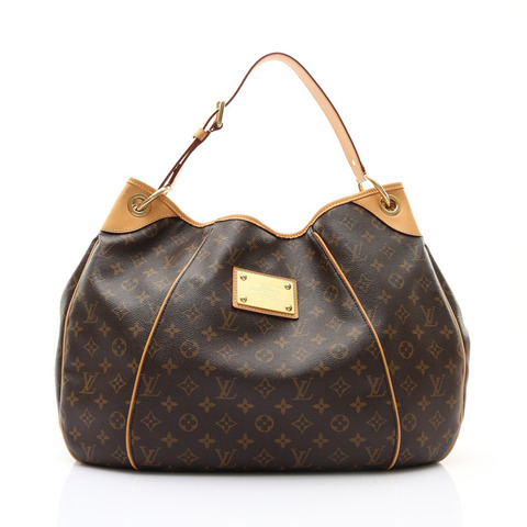 棕色 原花帆布 Galliera GM 肩背包【LOUIS VUITTON LV 路易威登】 M56381