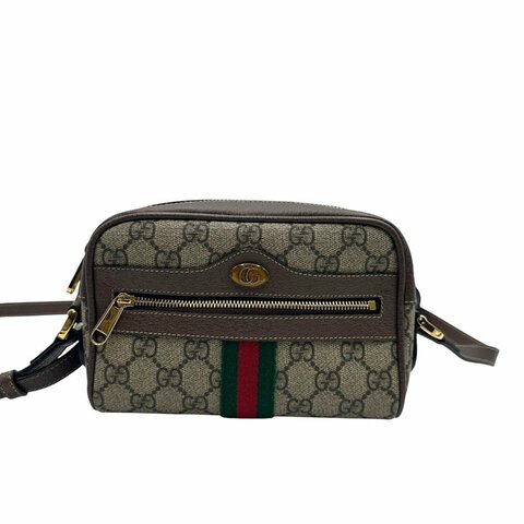 【美收精品】Gucci 老花斜背包 C-630【隔月月中將轉賣至日本 上架期限30天】