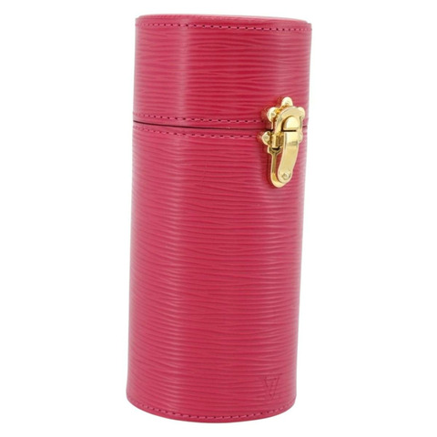 路易威登 Epi 旅行收納包 100ml 配件盒 粉紅色 LS0219 LV 正品 161179SAV