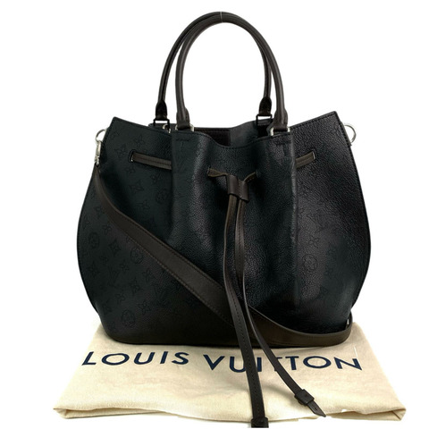 △ LOUIS VUITTON 路易·威登 Black Calfskin Monogram Mahina Girolata 2 way bag 黑色小牛皮經典老花兩用袋 M54402-267009840