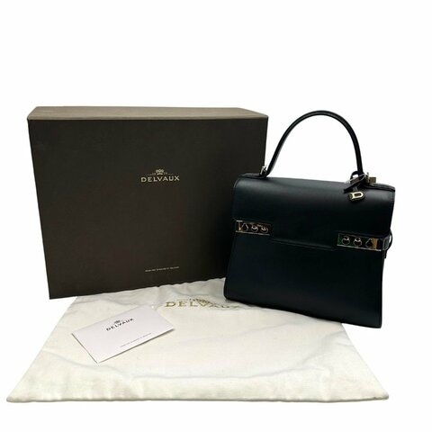 【美收精品】 Delvaux  Tempête MM 手提包 C-644【隔月月中將轉賣至日本 上架期限30天】