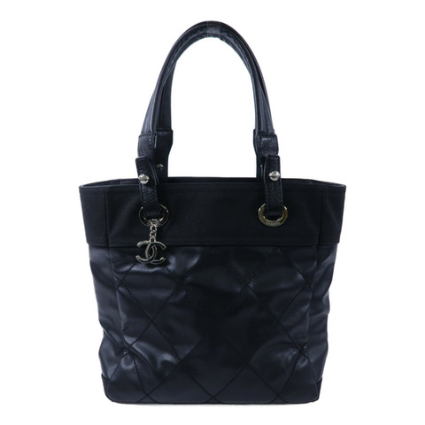CHANEL 塗層帆布/帆布Biarritz手挽袋