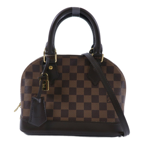 LOUIS VUITTON Damier Alma BB手挽肩背兩用袋