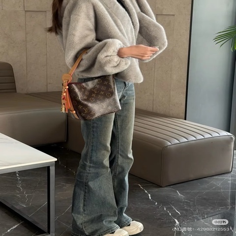 #老花水桶包 99新 芯片款 🥰LV路易威登 all in bb