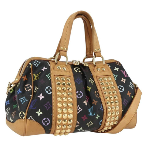 路易威登 Monogram Multicolor Courtney MM 兩用包 黑色 M45642 正品 163673SAV