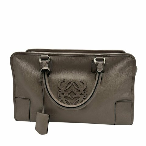 【美收精品】LOEWE 杏色牛皮手提包 C-619【隔月月中將轉賣至日本 上架期限30天】