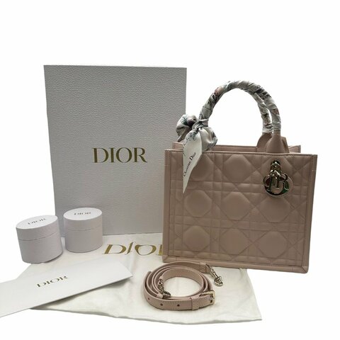 【美收精品】Dior 淡粉色托特包 C-628【隔月月中將轉賣至日本 上架期限30天】