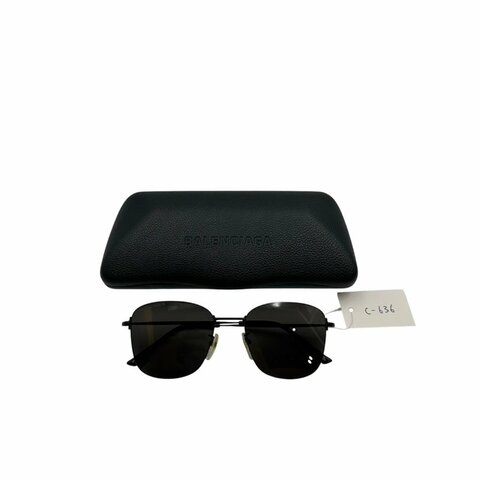 【美收精品】Balenciaga  黑色墨鏡 C-636【隔月月中將轉賣至日本 上架期限30天】