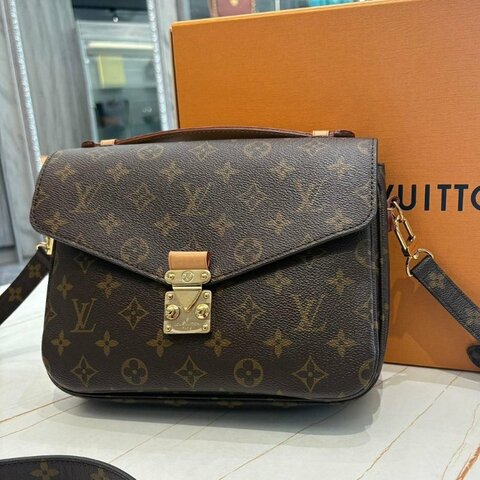 LV M40780 Metis 經典帆布原花郵差包
