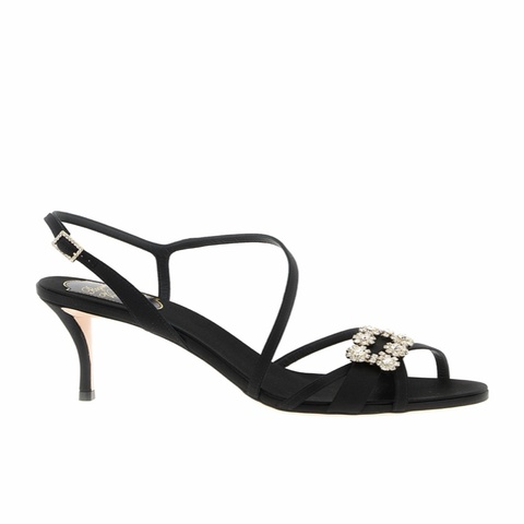Roger Vivier 女士 花朵水晶涼鞋35 36.5 37 37.5 38 38.5 39 39.5 40 41 41.5 42碼跟高: 6.5cm