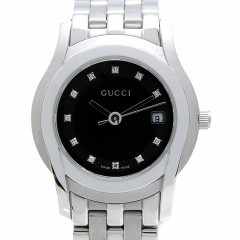 GUCCI G-Class 11鑽腕錶 YA055504 5500L 女士不鏽鋼腕錶 40444