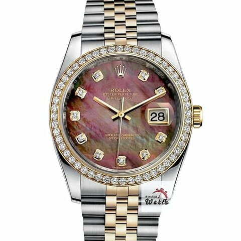 【大眾名錶】ROLEX 勞力士 116243 Datejust 2016/10 市場罕見款 9.8成新 錶頭錶扣原廠膠膜 原廠鑽圈 黑貝殼十鑽面盤 B1397
