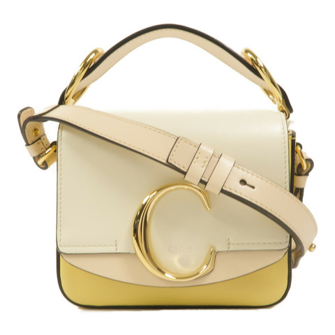 Chloe 牛皮皮革Mini Chloe C手挽肩背兩用袋