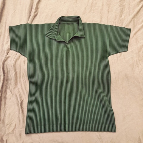 Homme Plisse 短袖polo衫