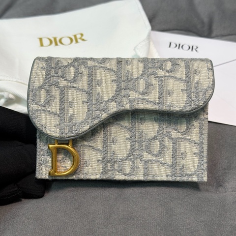 【98新 ✨ 全網最低價！】 Dior迪奧老花卡包零錢包(下單前先詢問庫存❗️❗️）