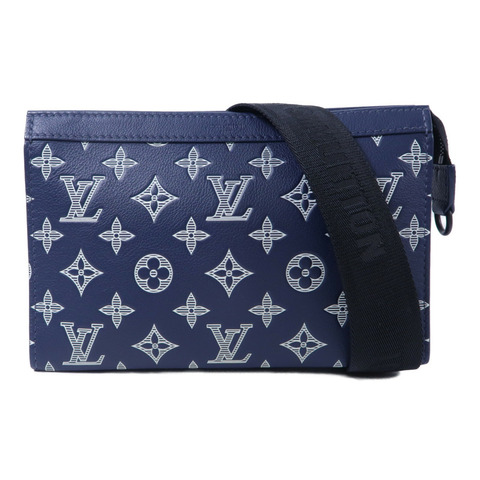 LOUIS VUITTON Monogram Shadow Gaston Wearable Wallet肩背袋