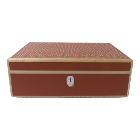 HERMES 木材/絨布Amalthee Metamorphose Jewellery Box首飾箱
