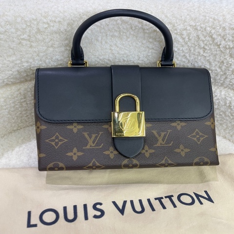 Louis Vuitton 路易威登 Locky BB 老花拼黑鎖頭包