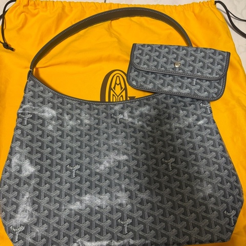 灰色Goyard hobo