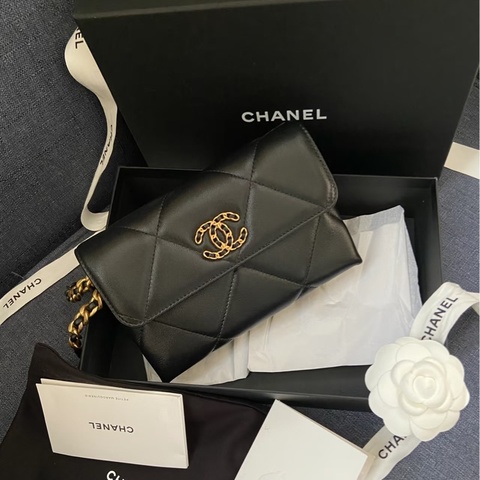 💎Chanel香奈兒｜19bag手拿包｜99新