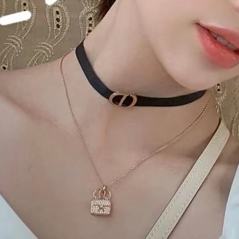HERMES 愛馬仕 玫瑰金康康項鍊 25年