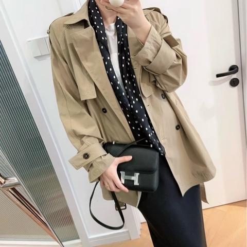 🐎Hermes愛馬仕🧡 constance 康康19  黑銀✨ swift皮 98新 D刻