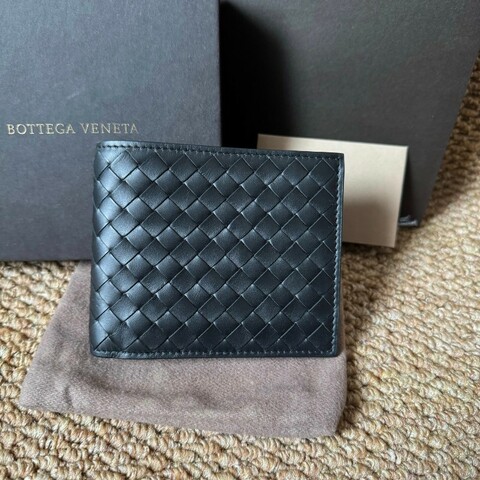 Bottgega Veneta 黑色全皮短夾 🉑送禮成色