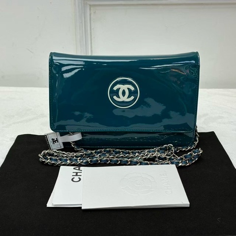 Chanel WOC 孔雀藍🩵