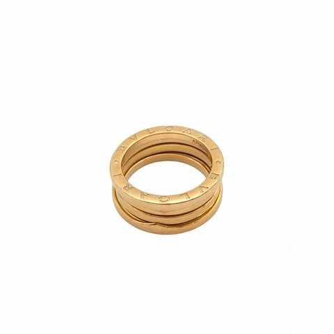 BVLGARI B.ZERO1彈簧戒指三圈18K玫瑰金56