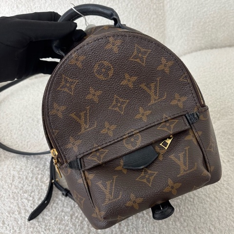 LV路易威登 老花雙肩包