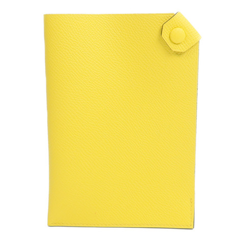 HERMES Epsom皮革Tarmac Passport Holder護照套Lime