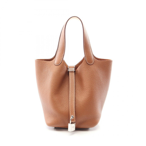 愛馬仕 Picotin Lock PM 手提包 Y Taurillon Clemence Swift SHW eclat 金色