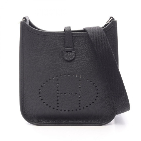 愛馬仕 Evelyne TPM Amazon 單肩斜背包 K Taurillon Clemence 黑色 SHW