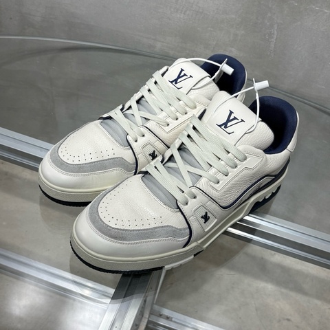 路易威登/Louis Vuitton LV Trainer 海軍藍 尺碼/UK7.5 41.5碼