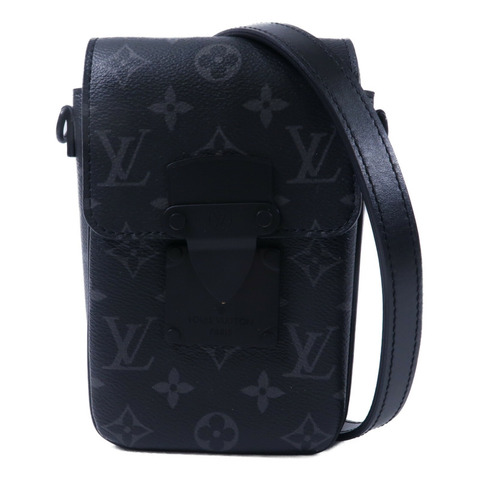 LOUIS VUITTON Monogram Eclipse S-Lock Vertical肩背袋