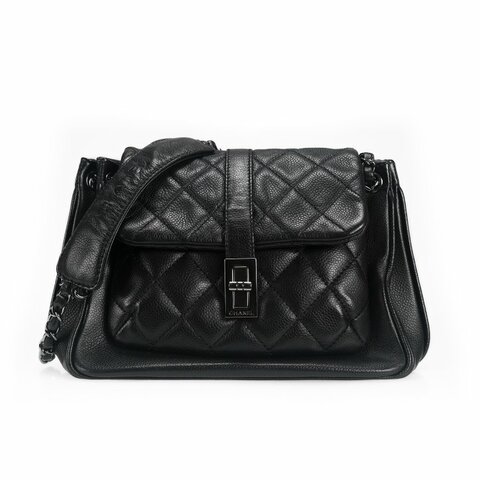 A11 Chanel 2.55系列金屬扣菱形鏈條單肩包